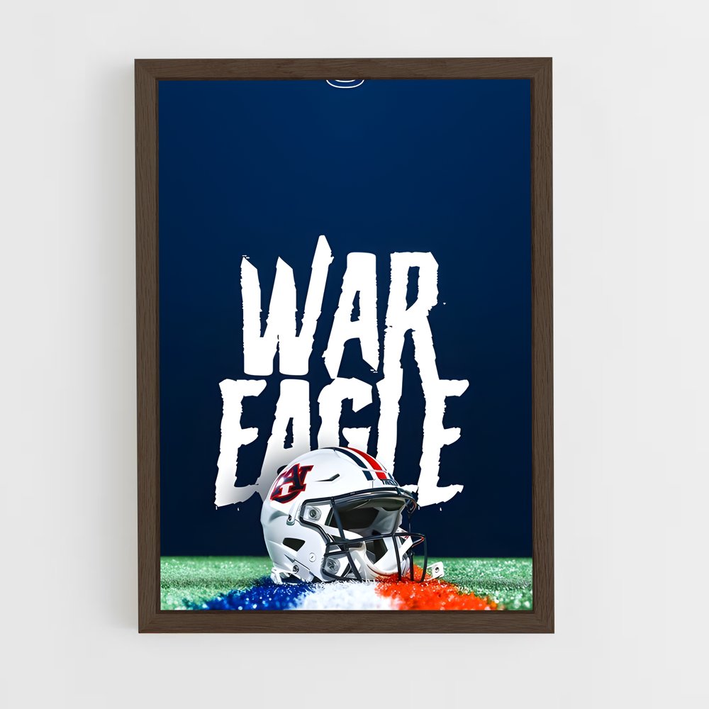 Poster War Face Auburn – affiche Basketball (vue 5)